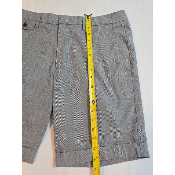 Bonobos Gray Hounds tooth Cotton Mens Shorts 8" Inseam size 34 - Picture 11 of 13